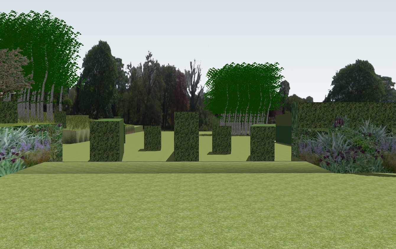 Hedges used in Landscape design