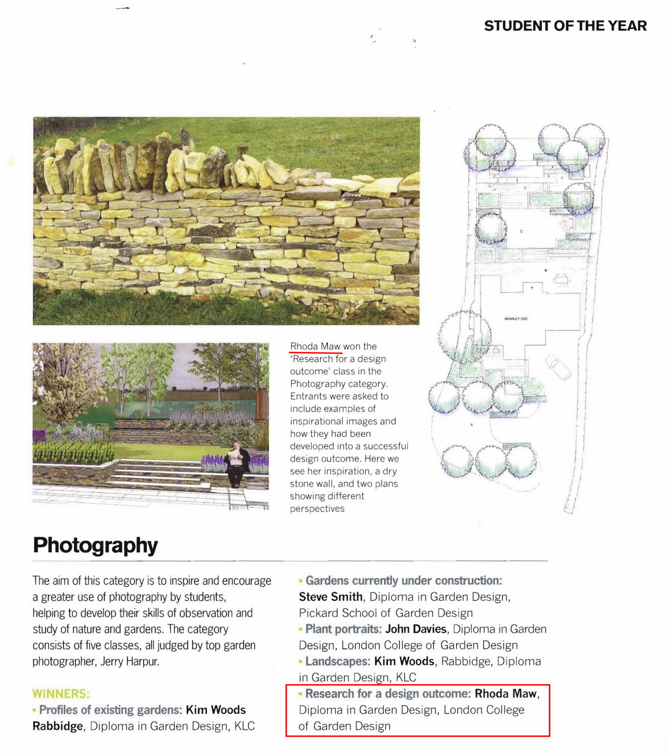 Society of Garden Designers Press article