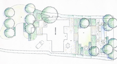 masterplan of a garden in High Wycombe