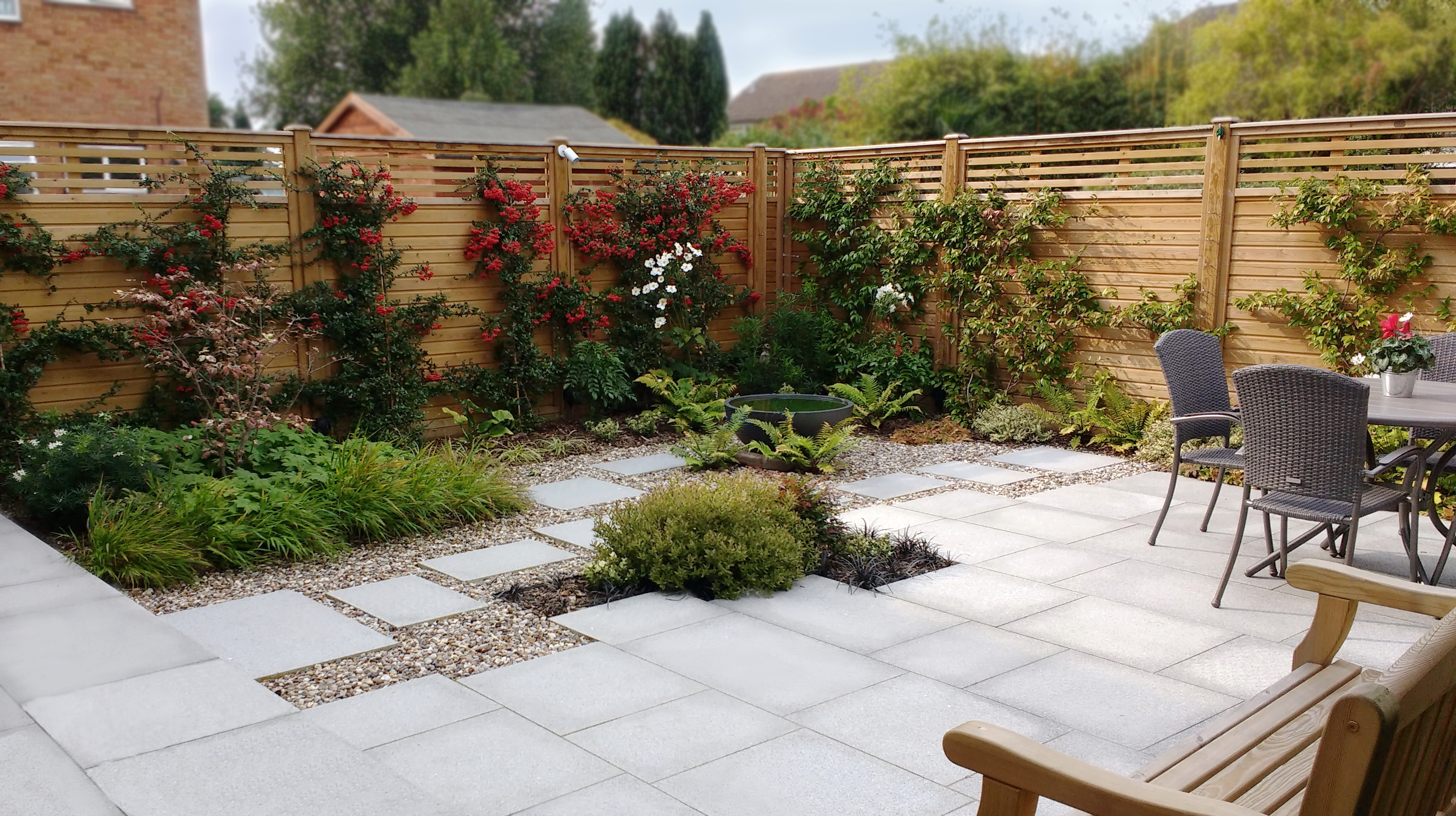 A Modern Garden, South Ruislip. Click here to see more information