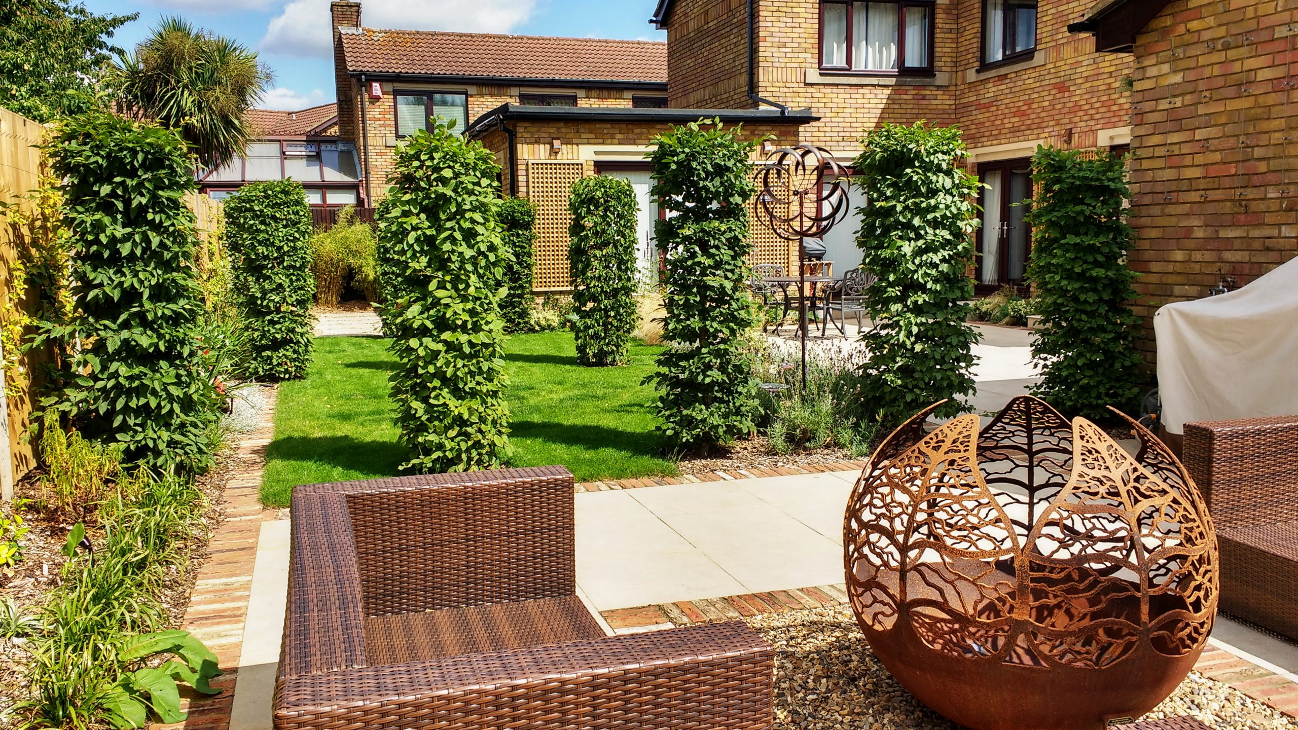Contemporary Landscaping and furniture